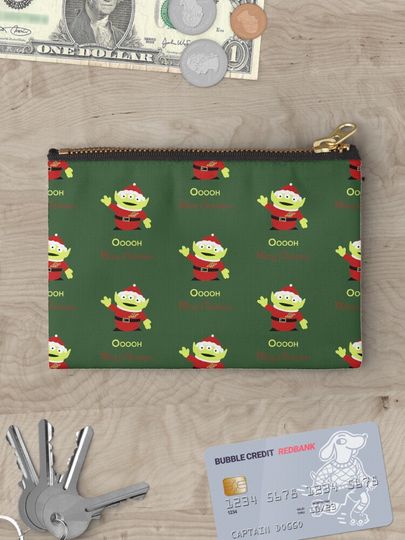 Disney Little Green Aliens Christmas Makeup Bag