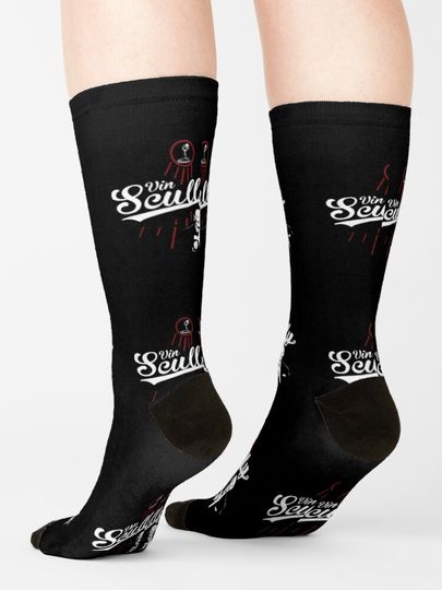 vin scully 3 Socks