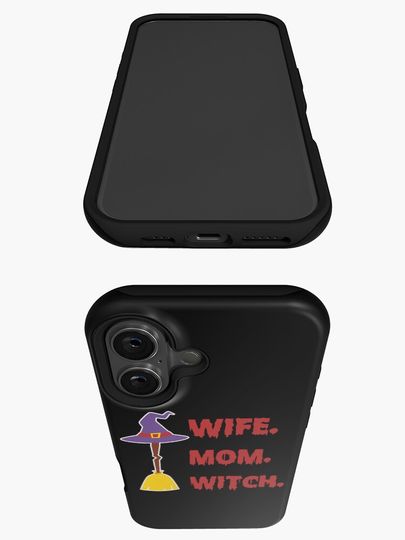 Wife Mom Witch Funny Halloween iPhone Case