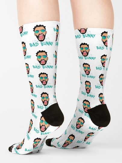 Bad Bunny Dodgers , Baseball Player Bad Bunny Dodgers      Socks