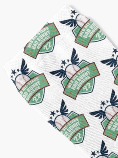 Bad Bunny Dodgers 2022   Socks