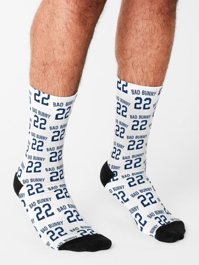 Bad Bunny Dodgers , Baseball Player Bad Bunny Dodgers     Socks