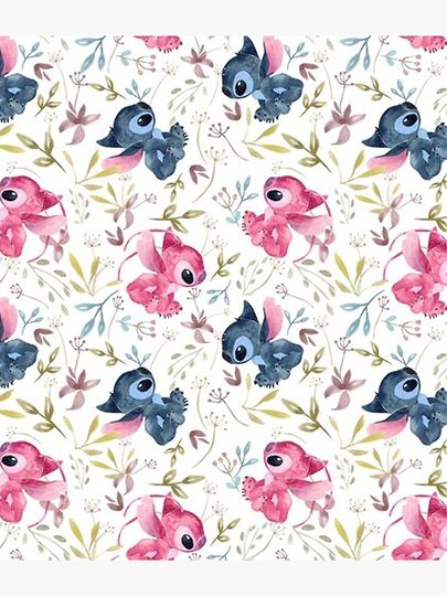 Stitch and Angel Backpack, Cute Disney Lilo Stitch Backpack