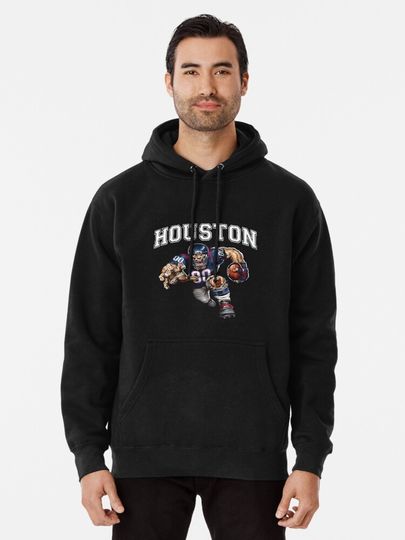 Houston Football Pullover Hoodie