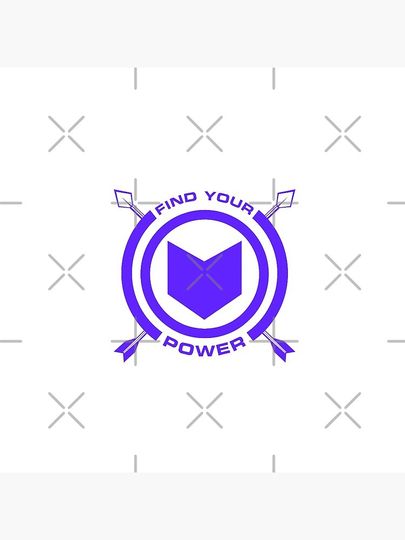 Hawkye Logo Find Your Power Pin