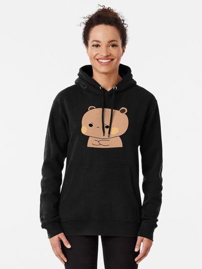 Dudu Is Angry With Bubu Dudu Sad Pullover Hoodie, Gifts for Couples