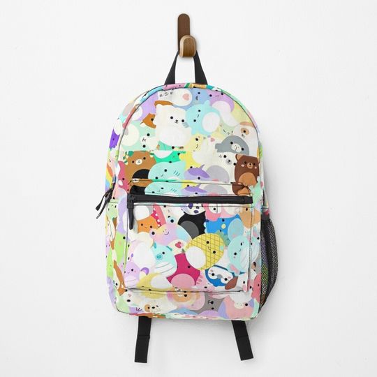 Squishmallows Chaotic Frenzy Cute Squishmallow Artwork Backpack