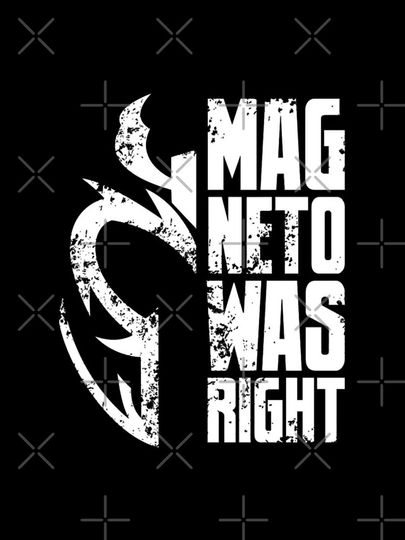 Magneto Was Right - White iPhone Case
