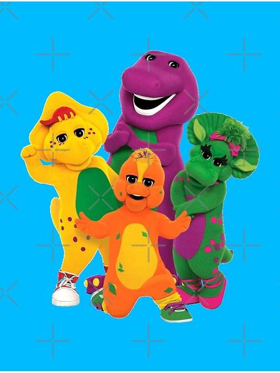 Barney the dinosaur Premium Matte Vertical Poster