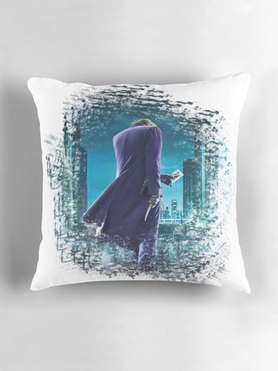 heath ledger ( joker )  Pillow