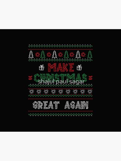  Make christmas great again Throw Blanket