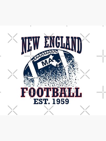 NEW ENGLAND FOOTBALL Throw Blanket