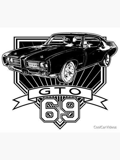 1969 GTO Premium Matte Vertical Poster