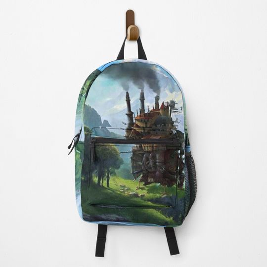 Aesthetics Moving Castle In Forest Backpack