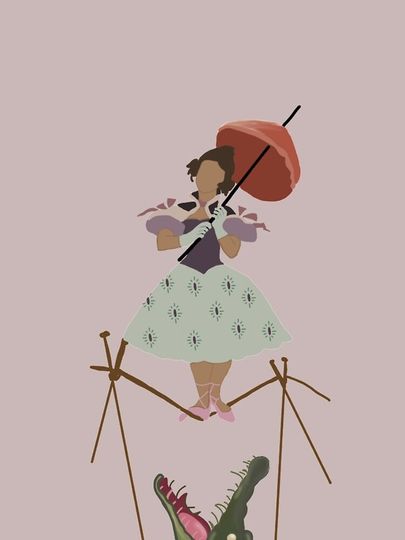 Haunted Mansion Tightrope Walker iPhone Case