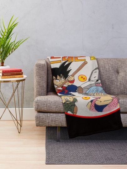 Anime Dragon Ball Throw Blanket, Gift for Fan, for All Age