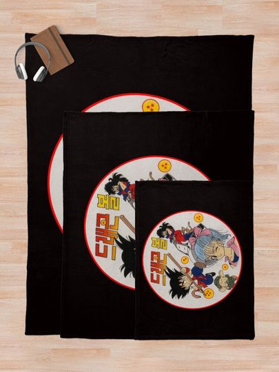 Anime Dragon Ball Throw Blanket, Gift for Fan, for All Age