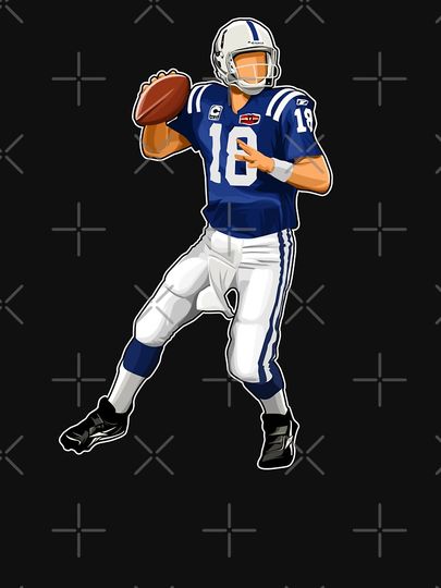 Peyton Manning #18 Passes Racerback Tank Top