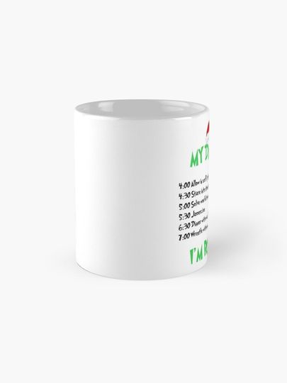 Christmas Schedule Premium  Coffee Mug