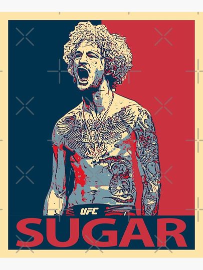 Sugar Sean O'Malley retro artwork Premium Matte Vertical Poster