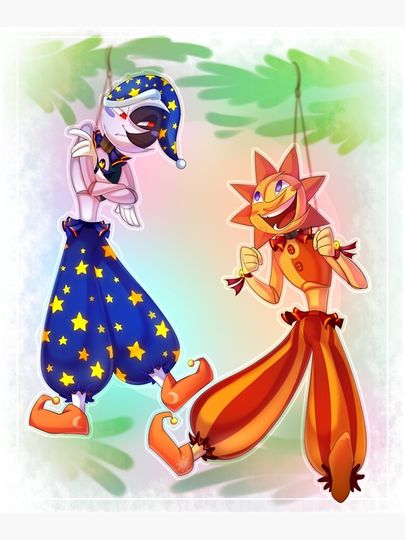 The Sun and Moon  - Security breach Premium Matte Vertical Poster