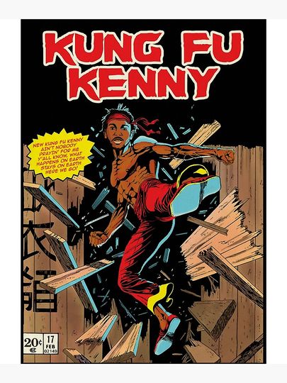 Kung fu kenny Premium Matte Vertical Poster