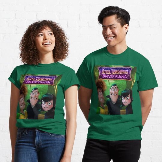Hotel Transylvania Transformania 4 Mavis Dracula and Jonathan Loughran Classic T-Shirt