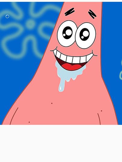 Patrick Star Mesmerized Meme Funny Hoodie