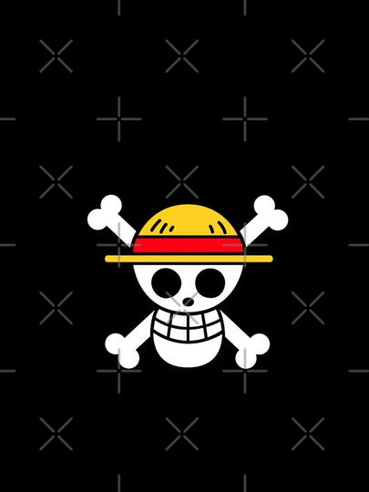 One Piece Luffy Skull iPhone Case