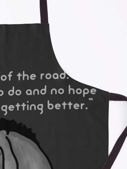 Disney Winnie The Pooh Sad Eeyore Quote Kitchen Apron