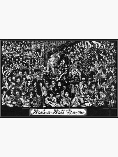 Rock & Roll Theatre Premium Matte  Poster