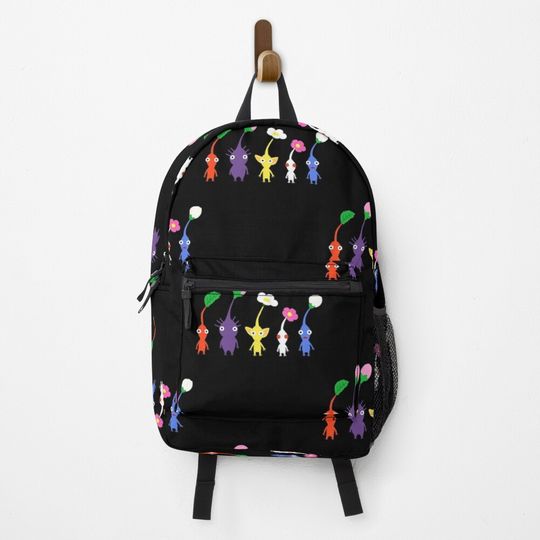 cute pikmin pattern blue Backpack