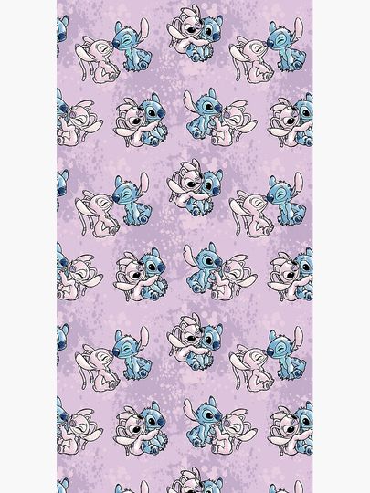 Lilo & Stitch Angel Watercolor  Duffle Bag