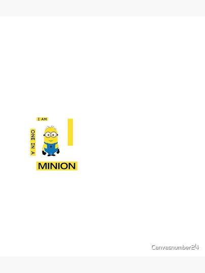 Minion quote I am one in a minion fun design Backpack