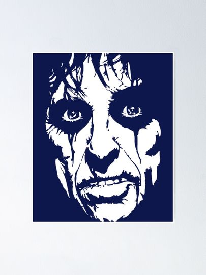 Alice Cooper Poster – Classic Rock Wall Print