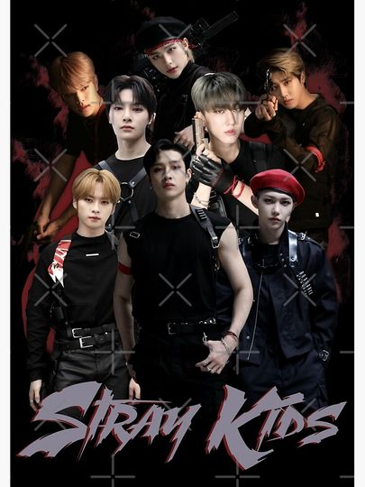 KPOP STRAY KIDS Premium Matte Vertical Poster