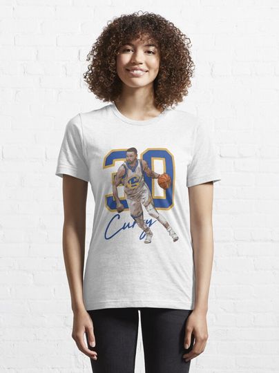 Stephen Curry Golden State Basketball Illustration Essential T-Shirt