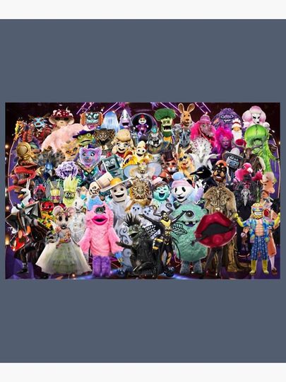 The Masked Singer Us Every Characters Premium Matte Vertical Poster