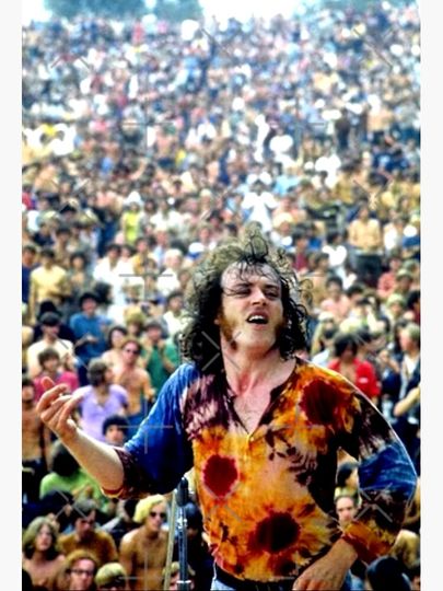 Joe Cocker Woodstock 1969 Premium Matte Vertical Poster