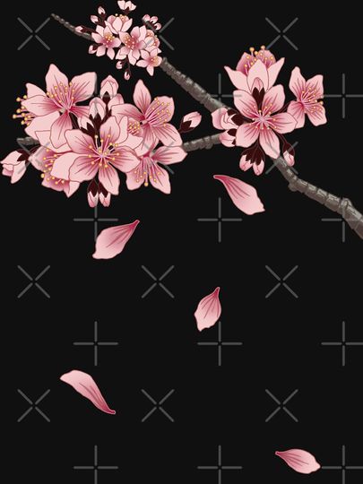 Cherry Blossom Branch Pullover Hoodie