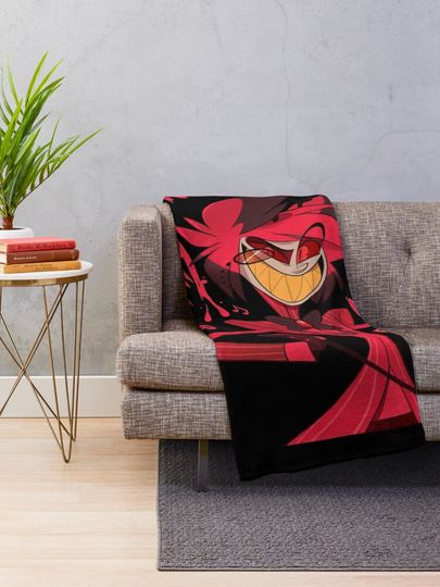 Alastor Hazbin Hotel Blanket, Hazbin Hotel Fan Gift