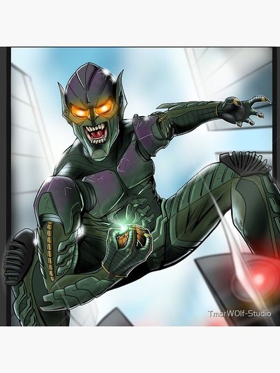 Green Goblin Gliding Pillow