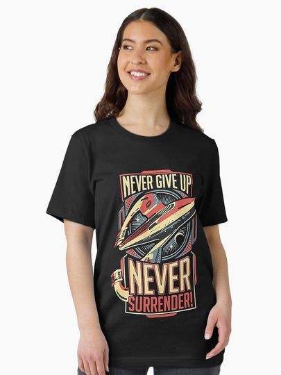Vintage Never Surrender Quote Retro  Essential T-Shirt