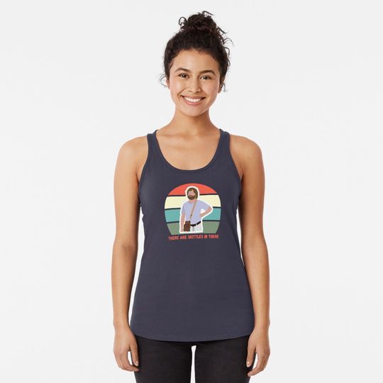 There Are Skittles In There Racerback Tank Top