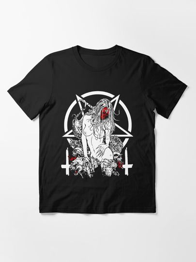 Satan Girl Unisex Gothic Rock Metal T-Shirt