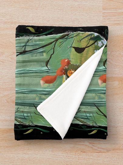 The fox and the hound  Throw Blanket