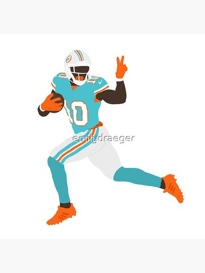 Tyreek Hill Dolphins Pillow