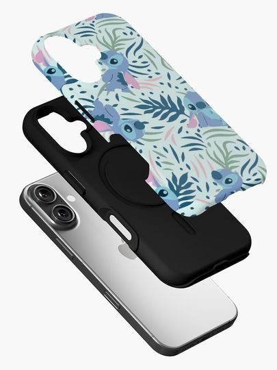 Cute Stitch Seamless Pattern iPhone Case