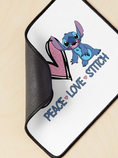 Peace Love Stitch Mouse Pad, disney mouse pad