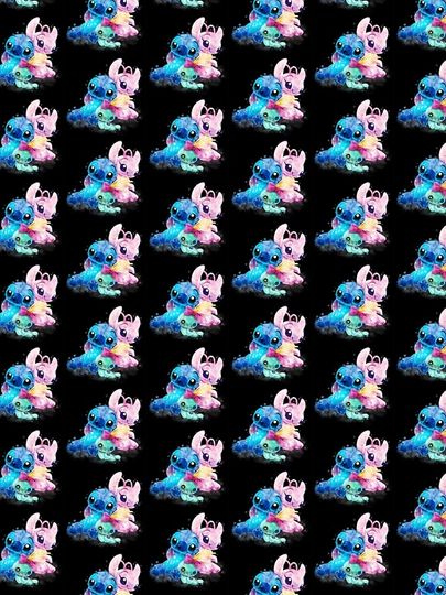 Lilo & Stitch Angels Watercolor Leggings